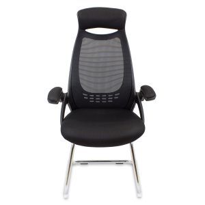 Silla Confidente Negra para Oficina