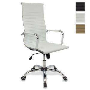 Silla de Oficina de Diseño - Silla Oficina Eames - Silla de Escritorio símil piel