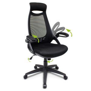 Silla de Oficina ergonómica Negra