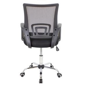Stylo HWE Cadeira escritório ergonómica design branca pele sintética